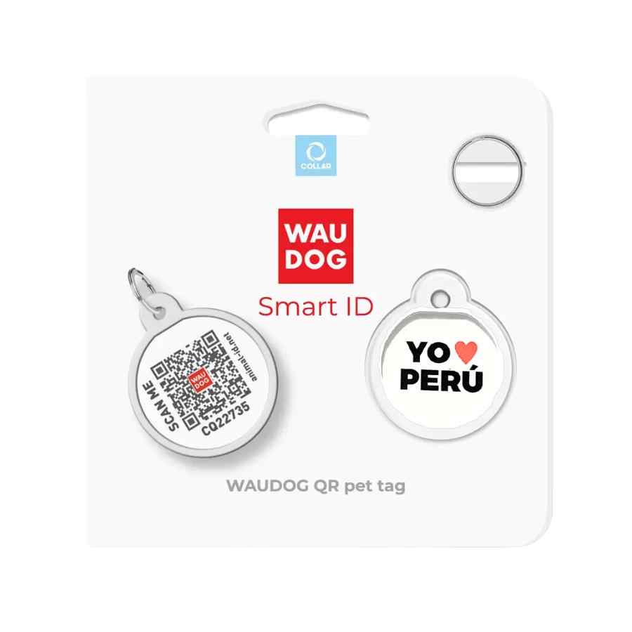 Placa De Identificación Smart Id Con Pasaporte Qr Yo Amo Perú, , large image number null